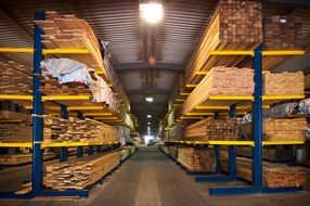 Store at timber products industry