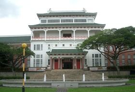 entrance to main building of nanyang university, singapore