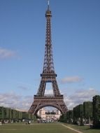 majestic view of the Eiffel Tower