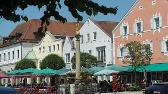 Beautiful houses in Bavaria,Germany