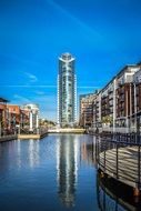 Gunwharf Quays shopping centre, uk, england, portsmouth