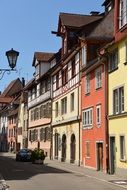 Old street in Ãberlingen, germany