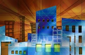 architecture city collage