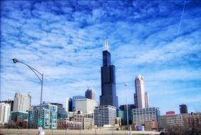 chicago illinois buildings skyline