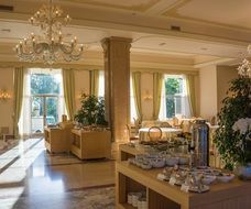 villa cortine palace breakfast room Italy