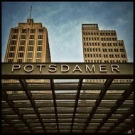 The modern design of the roofs in Potsdam