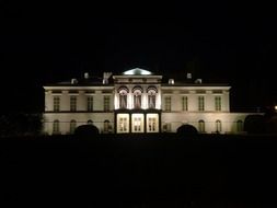beautiful illuminated building at night