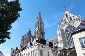 Architecture of Antwerp city