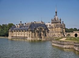 Chantilly at summer, france