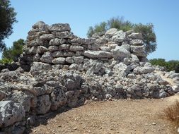 landscape of talayots, Bronze Age megaliths in spain, mallorca