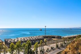 spring hills and sea, Chile, valparaiso