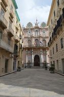 street in a city in sicily