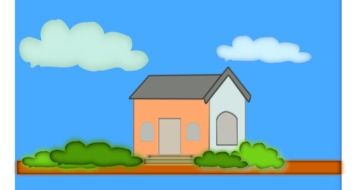 Clipart of single house