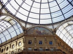 Landscape of galleria vittorio emanuele