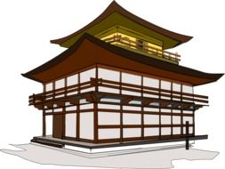 pagoda as a graphic representation