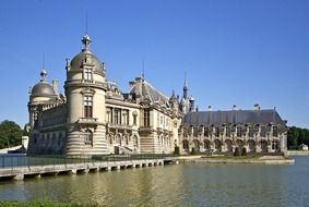 ChÃ¢teau de Chantilly, beautiful historical residence at water, france, Chantilly