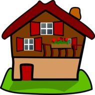 farm house drawing