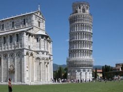 Leaning Tower of Pisa in Italy