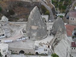 Landscape of fairy chimneys rock formations