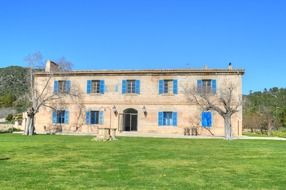 A farmhouse amidst the picturesque nature