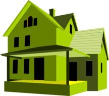 house green drawing