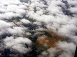 ground cloud close-up