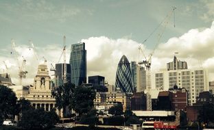 cityscape of London