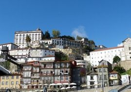 old town on hill side, portugal, porto