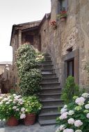 Historic houses in Civita Di Bagnoregio