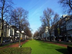 street in Krefeld, Germany