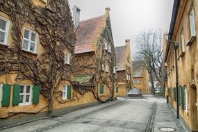 city street in augsburg