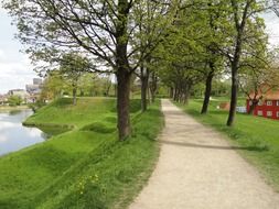 Green path in Copenhagen