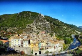 city panorama in Antrevo, France