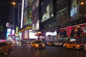 night street in manhattan