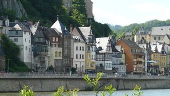 view of houses along the river in Cochem