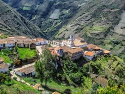 little village Merida in Venezuela