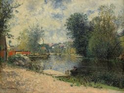 painting on canvas Alfred Valberg