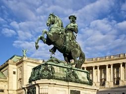 Sculpture of Prince Eugene of Savoy in Vienna