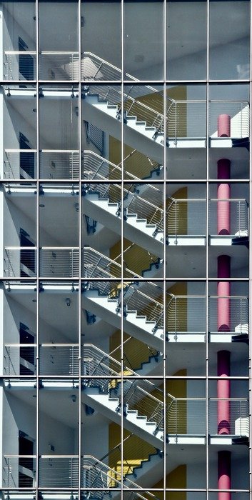 external staircases, germany, düsseldorf
