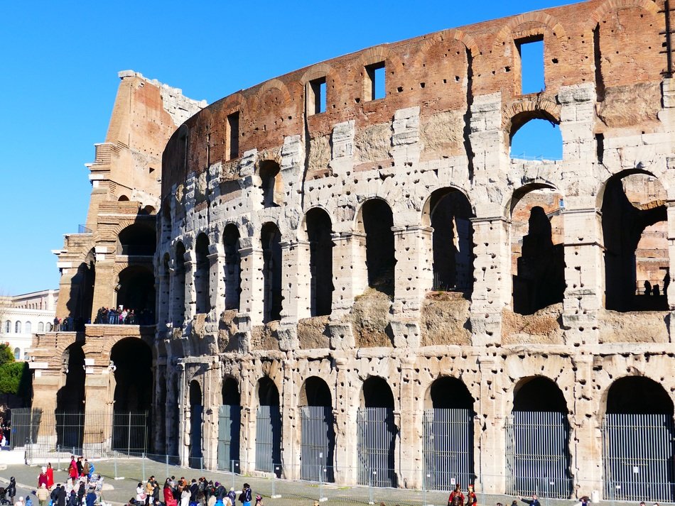 antiquity architecture colosseum rome amphitheater italy