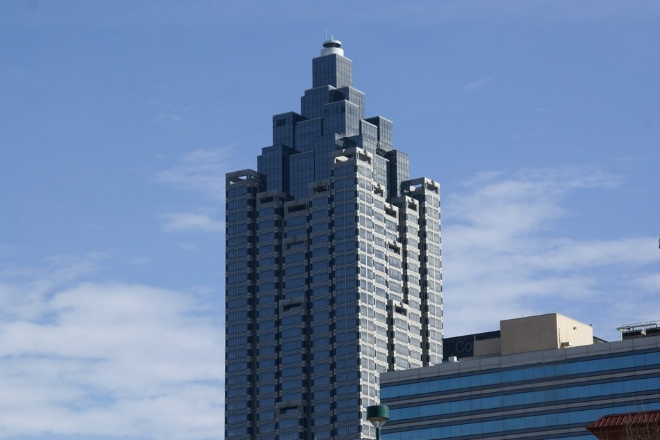 suntrust plaza tower at sky, usa, georgia, atlanta