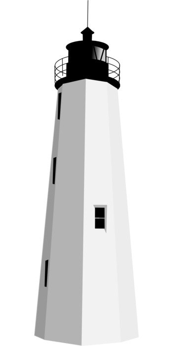 drawing of lighthouse orientation tower