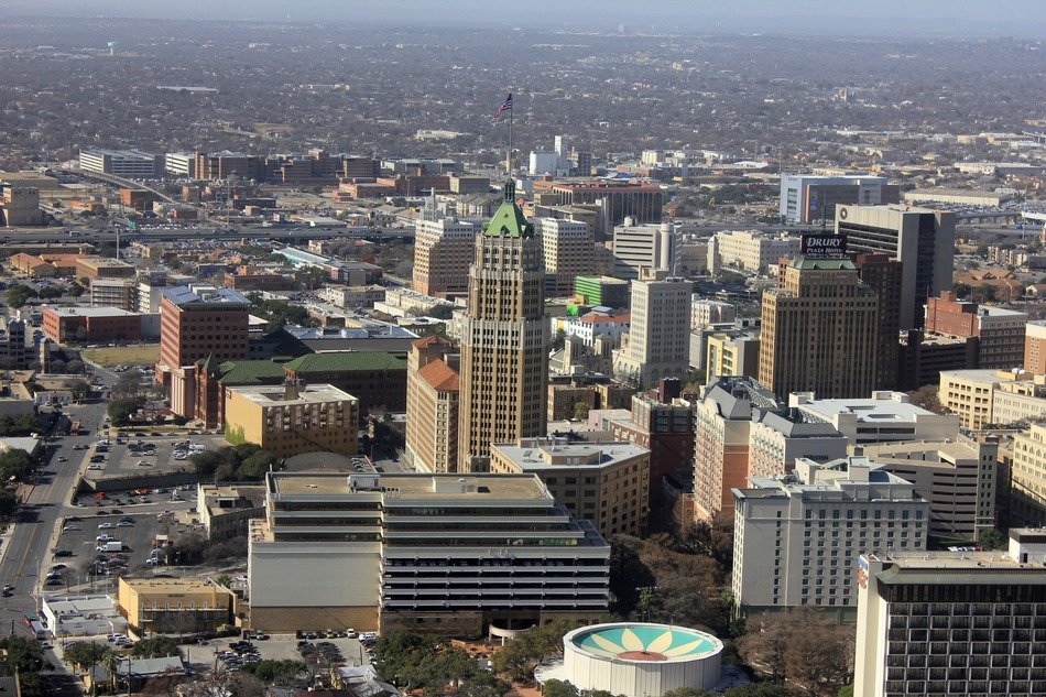Urban landscape in San Antonio