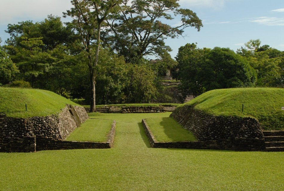 Palenque, ruins of ancient maya city, mexico