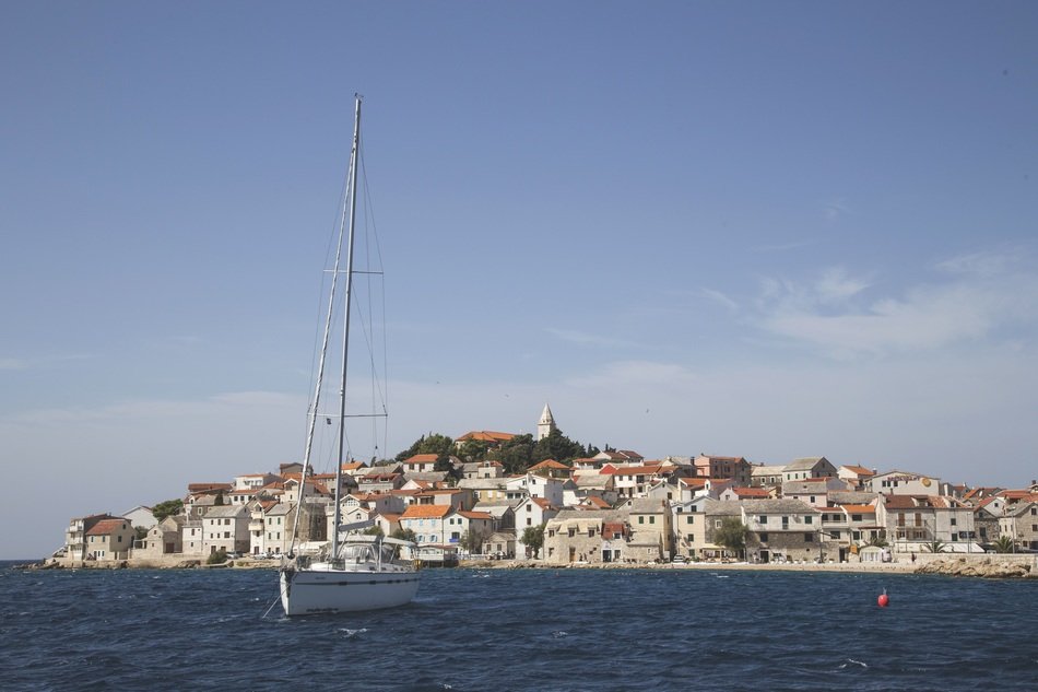 croatia town sea seaside blue ocean water yacht