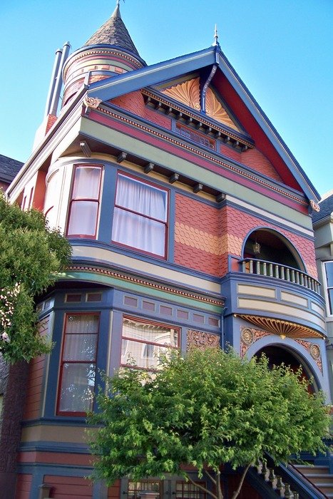 colorful house in san francisco california