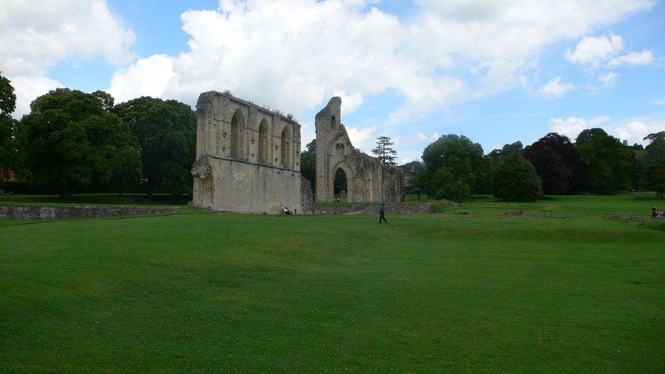 ruins of Glastonbury, England