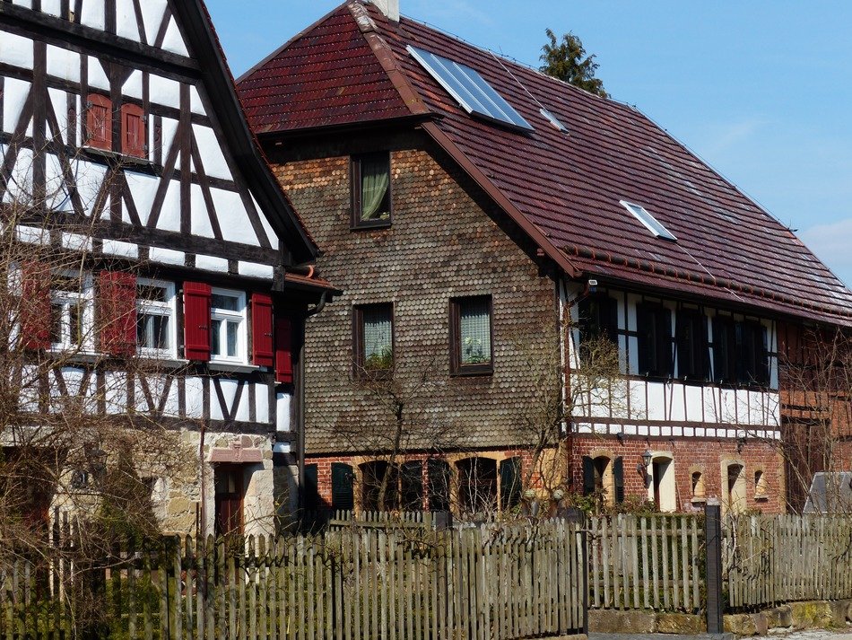 rustic fachwerkhaus farmhouses