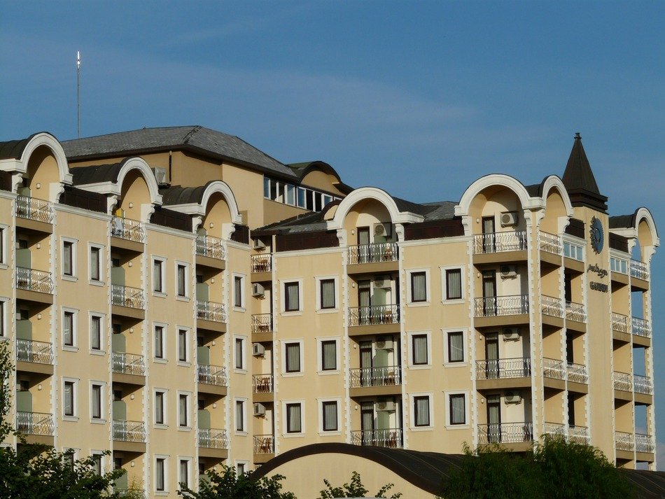 hotel building at sky in turkey
