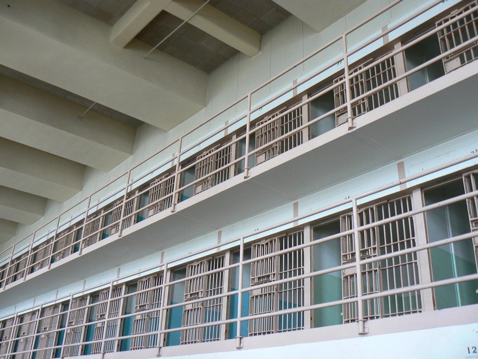 photo of prison wing in San Francisco